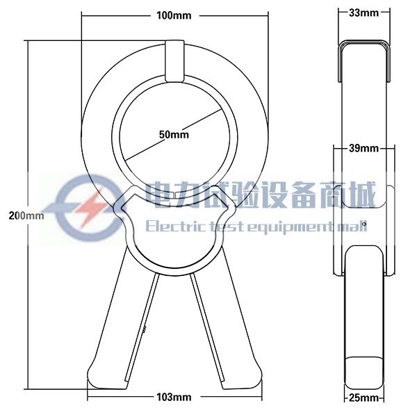 R型钳形电流互感器