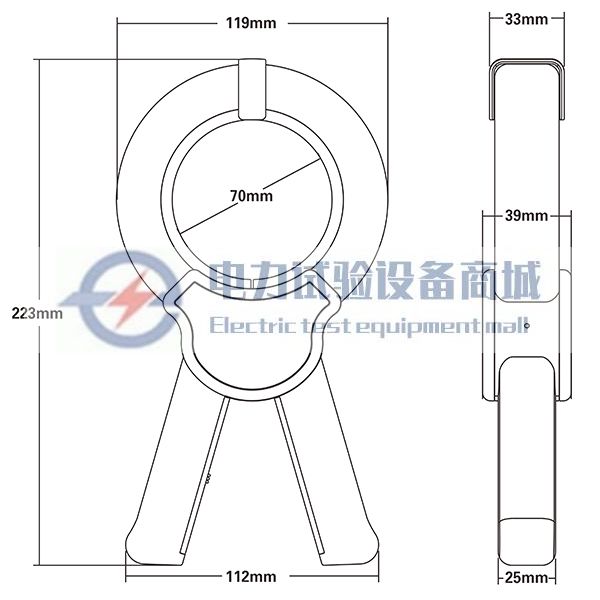 R型钳形电流互感器